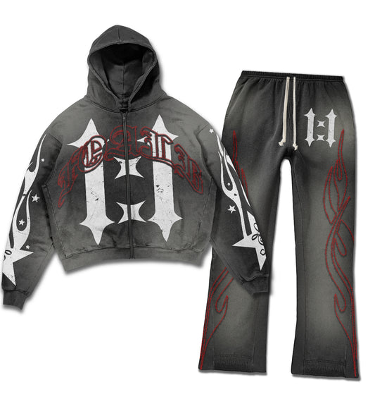 Black 'Zero Correlation' Sweatsuit